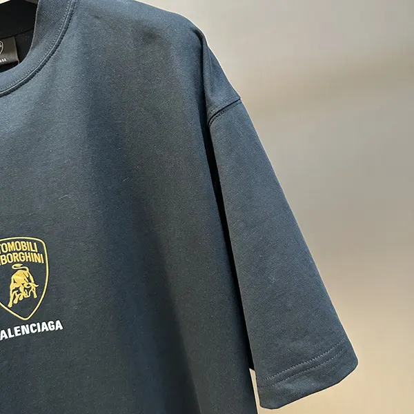 バレンシアガ × Lamborghini オーバーサイズ コピー プリント Tシャツ w25070403