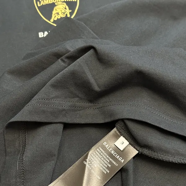 バレンシアガ × Lamborghini オーバーサイズ コピー プリント Tシャツ w25070403