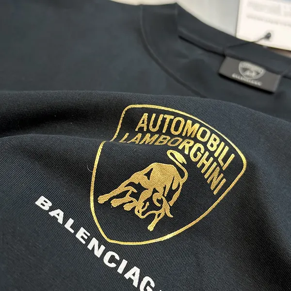 バレンシアガ × Lamborghini オーバーサイズ コピー プリント Tシャツ w25070403