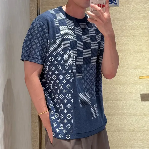 【VIPセールで入荷！】ルイヴィトン ダミエTシャツ 偽物 ユニセックス 1AIMBU