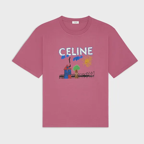 注目!セリーヌ コットンTシャツ コピー t-shirt in cotton 選べる3色 RX0D5507Z
