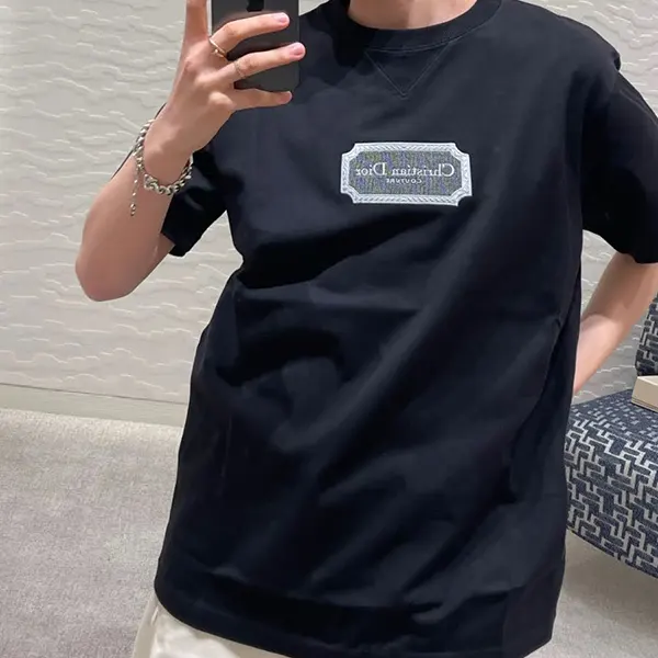 高級感溢れるディオール n級品 リラックス フィット Couture Tシャツ 343J696C0554