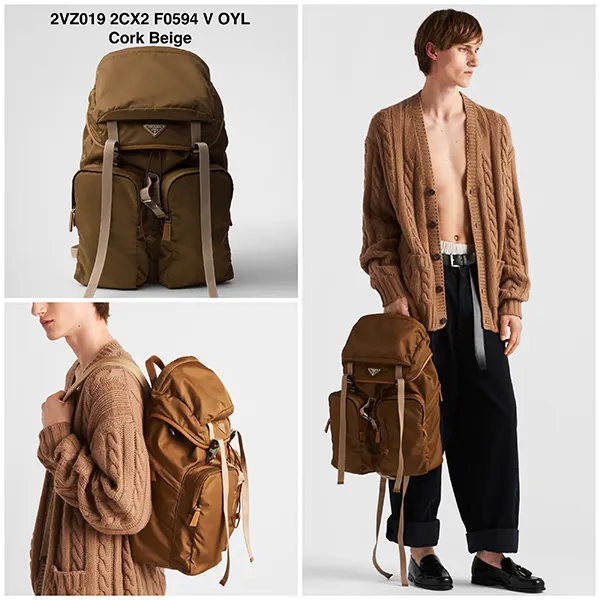 プラダ Re-Nylonレザー バックパック 2VZ019 2DMG F0002 V OOL