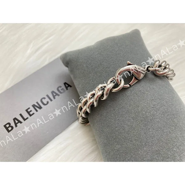バレンシアガ Bb Icon Gourmette ブレスレット 偽物 718493T