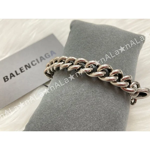 バレンシアガ Bb Icon Gourmette ブレスレット 偽物 718493T