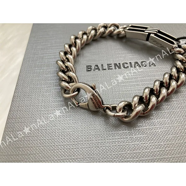 バレンシアガ Bb Icon Gourmette ブレスレット 偽物 718493T