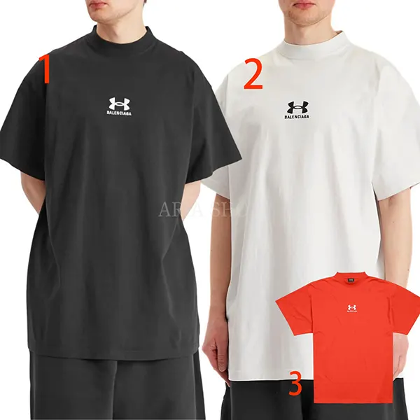 大人お洒落バレンシアガ アンダーアーマー オーバーサイズ Tシャツ w25081301