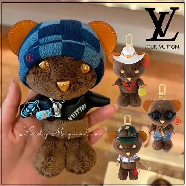 LV x NIGOコラボ ルイヴィトン バッグチャーム LV ルイ ベア M03206