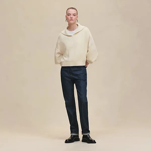 一目惚れアイテム上質素材が肌を包む★【エルメス】長袖セーター 3色 H5H2624D3