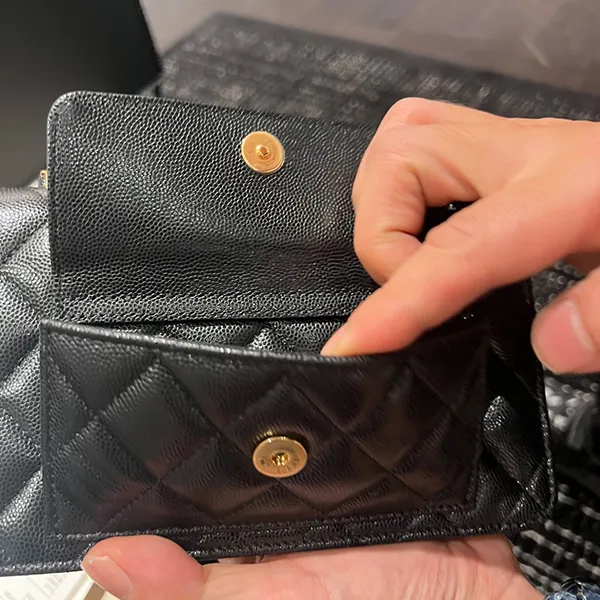 人気 シャネル チェーンウォレット 偽物 キャビア ショルダー バッグ AP3464 B13649 94305