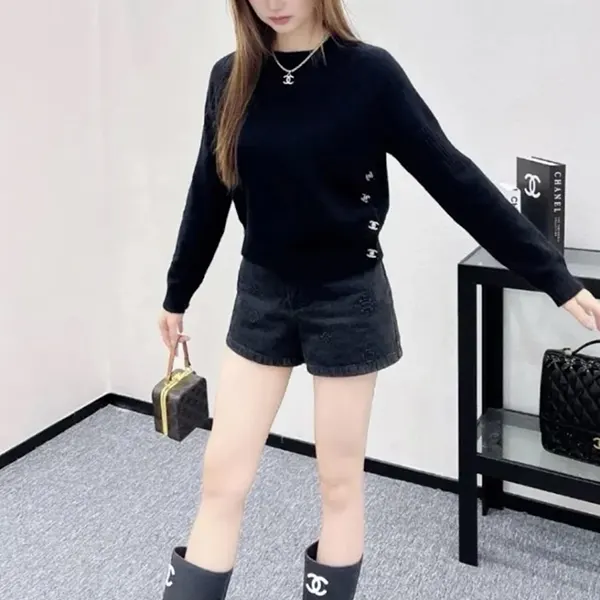 【手元に在庫有】シンプル エレガン シャネル プルオーバー P77871-K11243-NZM25