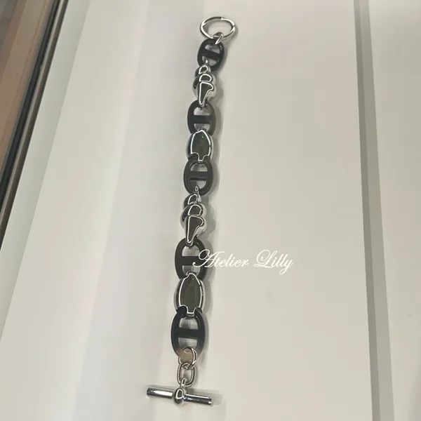 【エルメス】シェーヌダンクル N級品 と貝殻☆ブレスレット リヴァージュ h259251