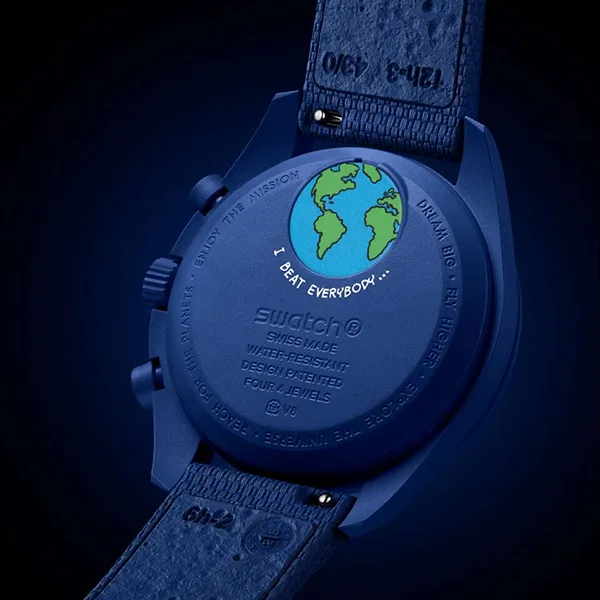 【コーデを格上げ】最新限定【Swatch オメガ Snoopy】MOONSWATCH MISSION TO EARTHPHASE★SO33N701L