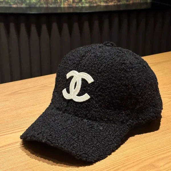 【スタイリッシュ♪】即完予感 シャネル キャップ ロゴ ココマーク 帽子 コピー ウール 黒 AAB264 B21477 U2771