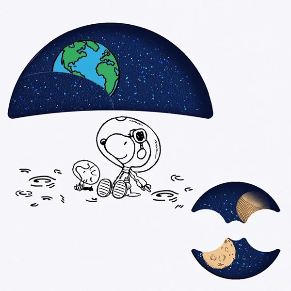 【コーデを格上げ】最新限定【Swatch オメガ Snoopy】MOONSWATCH MISSION TO EARTHPHASE★SO33N701L