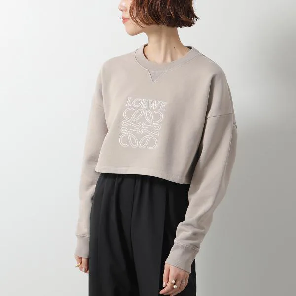 人気急上昇ロエベ トレーナー 偽物 クロップド丈 S359Y24X47