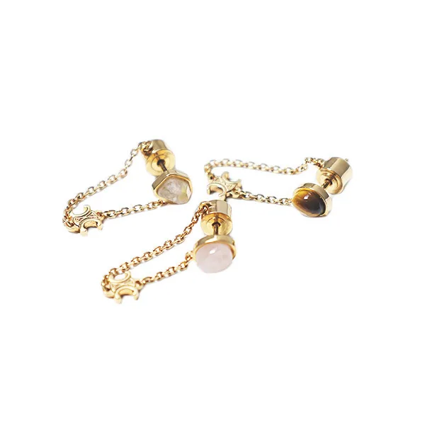 数量限定版セリーヌ ピアス コピー Triomphe Indie Earrings 3点セット 460RK6GPT