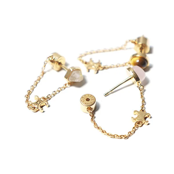 数量限定版セリーヌ ピアス コピー Triomphe Indie Earrings 3点セット 460RK6GPT