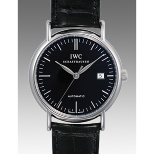 IWCコピー ポートフィノ IW356308メンズ 自動巻き ステンレス ブラック