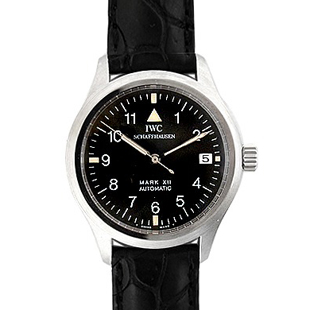 IWCコピー マーク 12 メンズ 自動巻き ステンレス ブラック アラビア IW371404