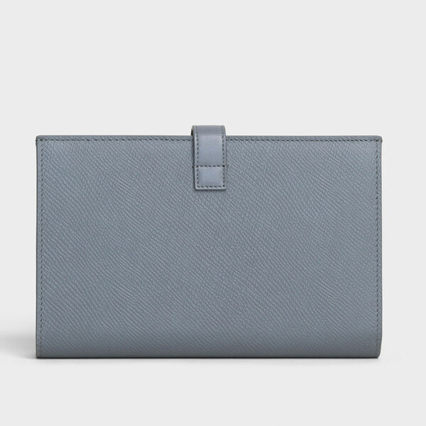 セリーヌスーパーコピー☆LARGE STRAP ストラップ 財布 medium grey 10B633BFP.09GM