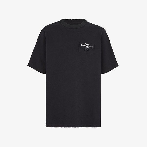 【限定大特価！】フェンディ×Marc Jacobs コットンジャージーTシャツ 偽物 2色 FY1240AOFNF0QA1