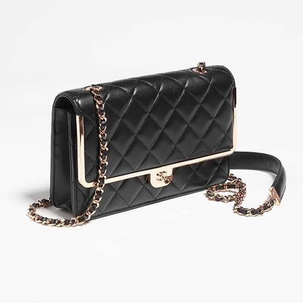 【ローズゴールド♡23P】シャネルチェーンウォレット 偽物