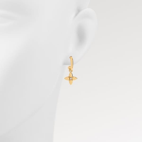 即発送ルイヴィトン 偽物 ピアス・LV アイコニック ハート M01423