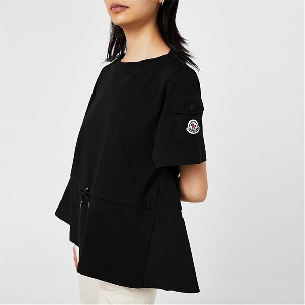格安モンクレール ロゴ クルーネック 半袖 Tシャツ 偽物 3色 34829HP999