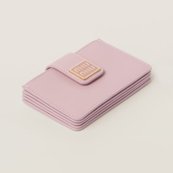 洗練デザイン♪ミュウミュウ 偽物 レザー カードケース 財布 2色 5MC280_2F9L_F0E18