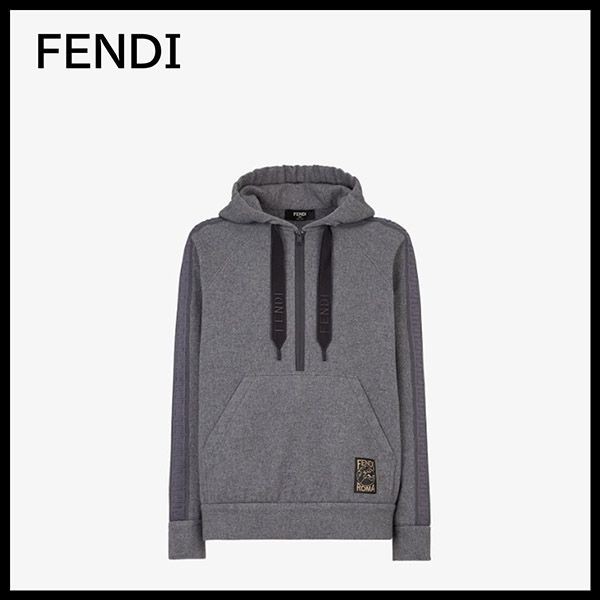 注目!フェンディ ジップアップ フーディー スーパーコピー FAF639