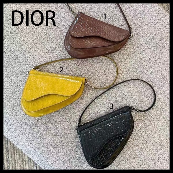新作限定♪ディオール オブリーク BOXY SADDLE バッグ コピー 3色 1ADPO287DOV_H00N