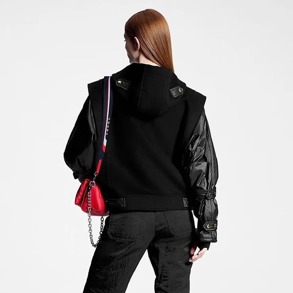 特別価格！ルイヴィトン LV Ski バーシティジャケット スーパーコピー ブラック 1AC0FL
