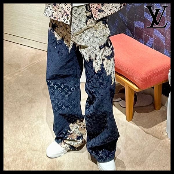 ルイヴィトン スーパーコピー モノグラム デニム パンツ 1AFACI