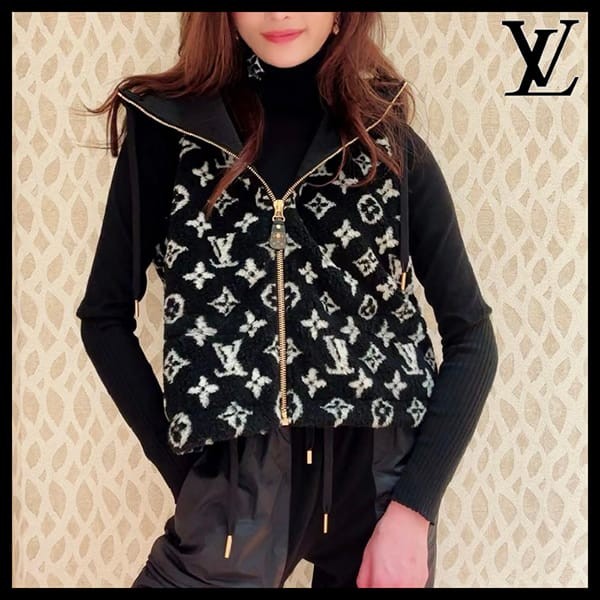 ルイヴィトン LV Ski フーデッドモノグラムテディジャケット コピー 1AC0FZ