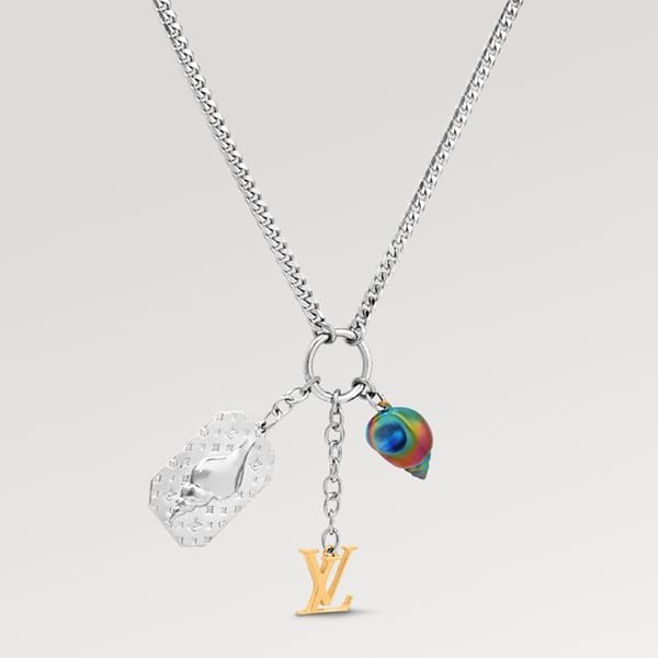 《大人気》ルイヴィトン ペンダント LV シェル ロゴ エレガント 偽物 M01495