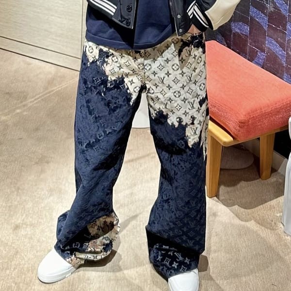 ルイヴィトン スーパーコピー モノグラム デニム パンツ 1AFACI