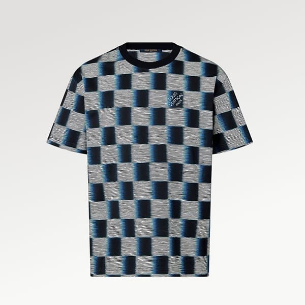 ルイヴィトン ダミエ 半袖 偽物 コットンTシャツ 1AFB29