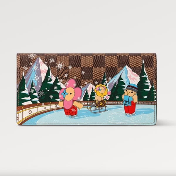 クリスマス限定 ルイヴィトン ポルトフォイユ サラ NM 偽物 長財布 N40722