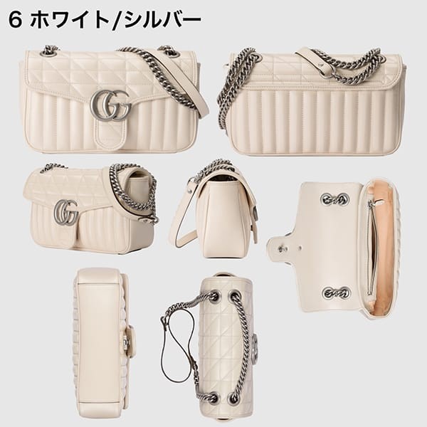 超希少！グッチ GGマーモント キルティング ショルダーバッグ 偽物 11色 443497 DTDIT 1000