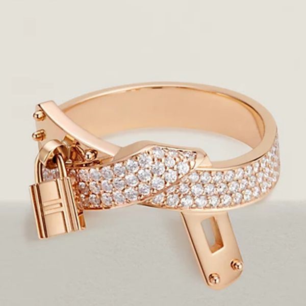 VIPセール【エルメス】Bague Kelly Gavroche リング 偽物H222618B