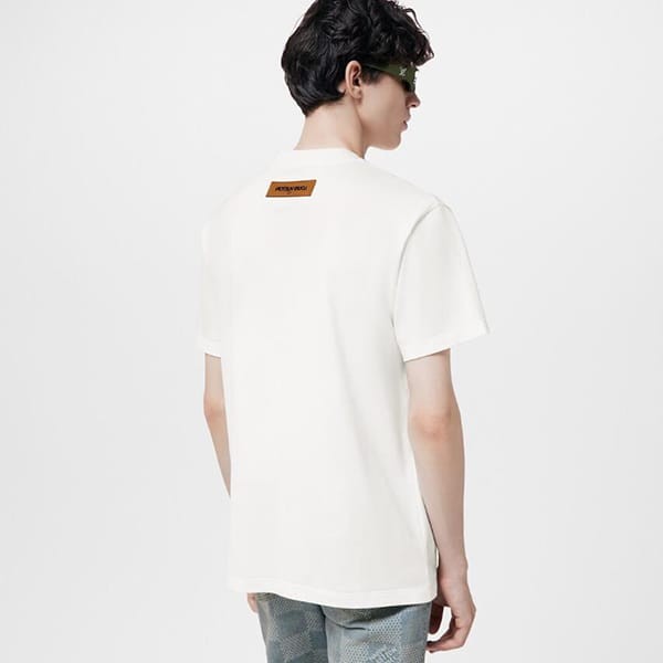 洗練デザイン♪ルイヴィトン ショートスリーブコットンTシャツ パロディ 1AFJFX