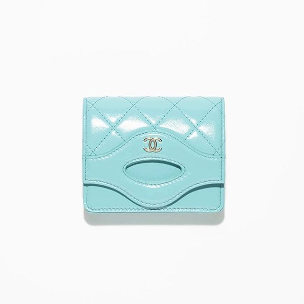グローバル送料無料シャネル シャイニーカーフスキン コピー フラップカードケース AP3654 B14880 NS837