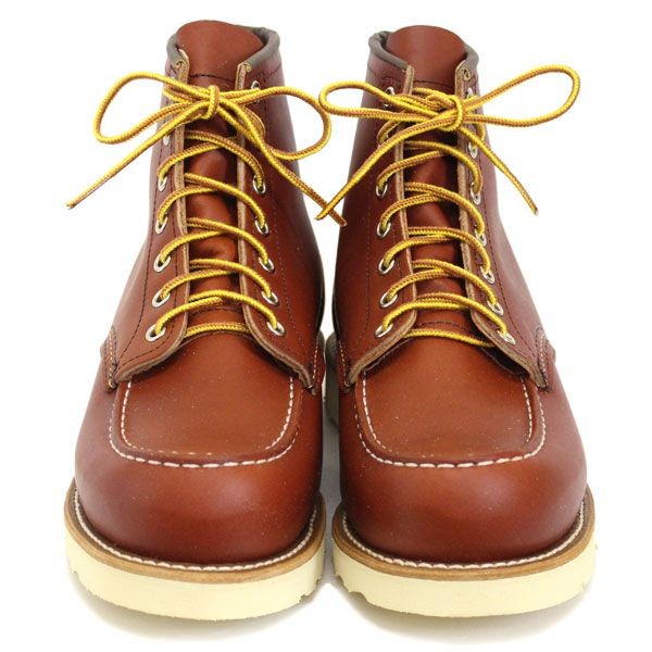 レッドウィング 8875 偽物6inch CLASSIC MOC TOE ブーツ オロ・ラセット(赤茶)