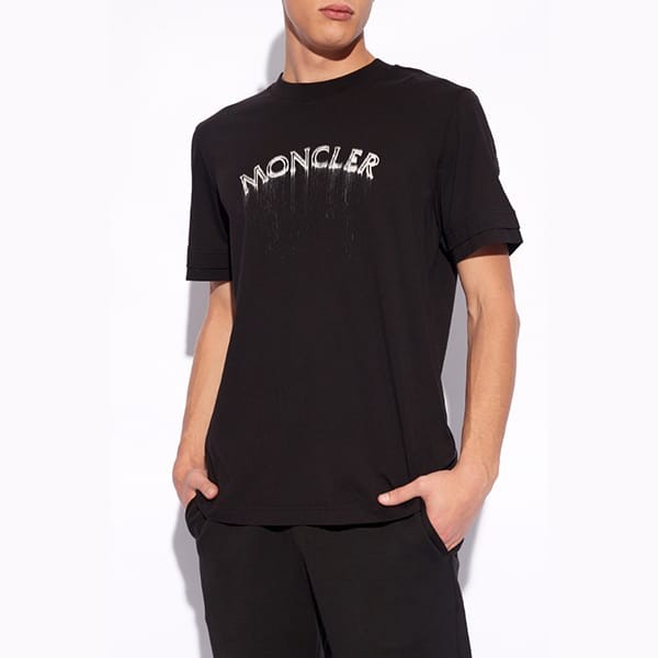 【奇跡の再入荷！即発送】モンクレール 偽物 ルーズフィット コットン Tシャツ 2色 J10918C0000289A17001