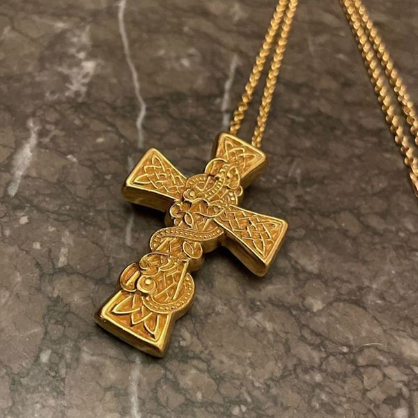 トレンド感たっぷりクロムハーツ 22K 偽物ケルティック XS ペンダント ネックレスch03202