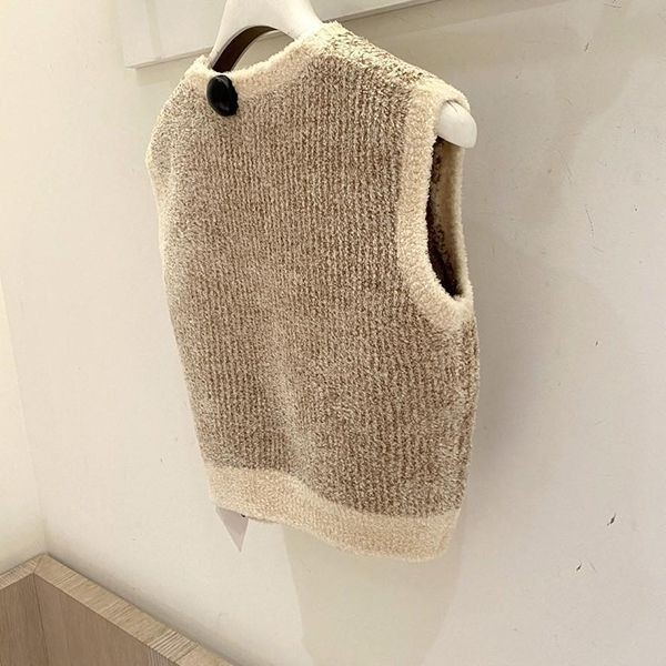 完売必至[ロエベ]アナグラム 偽物Vest in cotton blendアナグラムベストS359Y14KDI