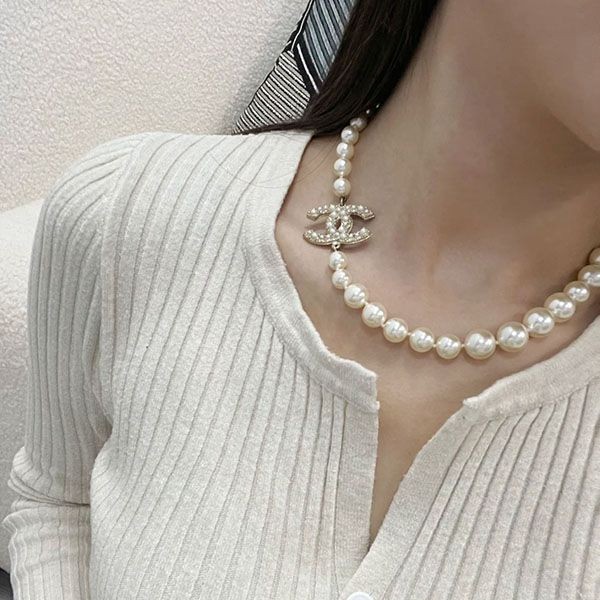 シャネル 限定 パールネックレス 偽物 ココマークA64757 B06258 ND321