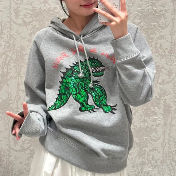 完売必至のカラーディオール ドラゴン スウェット 刺繍入りパーカー コピー 413S03A4112_X8860
