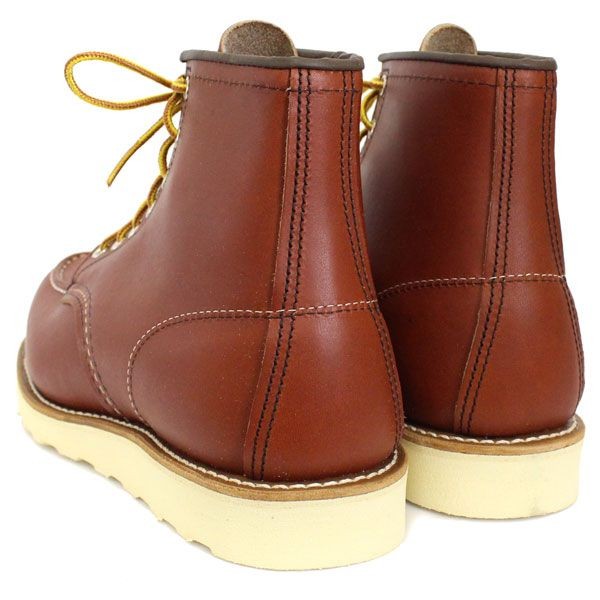 レッドウィング 8875 偽物6inch CLASSIC MOC TOE ブーツ オロ・ラセット(赤茶)